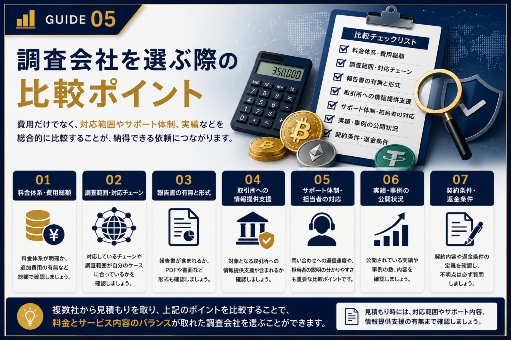 仮想通貨調査会社を比較したい方へ